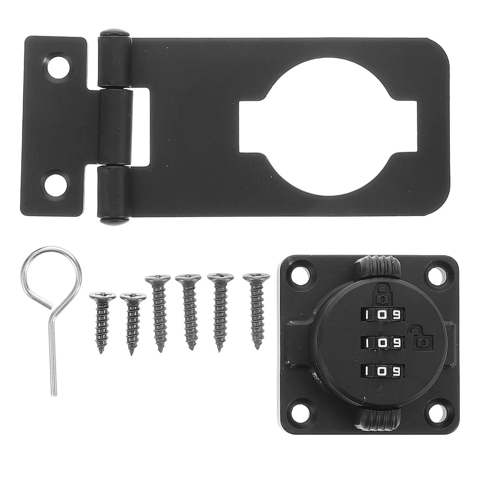 1Set Heavy Duty Keyless Combination Lock Password Latch for Desk Drawers Cabinet Doors Sliding Barn Doors Refrigerator Pet Door