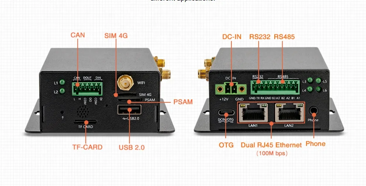 Linux gateway RK3308 Open Source ARM embedded  industrial Wireless NB-IOT LoRa 4G smart linux iot gateway 4g Low cost gateway