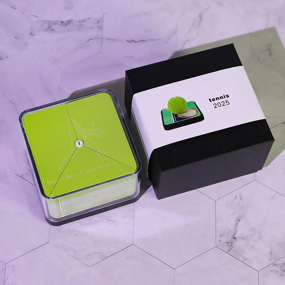 Bloc de notas 3D de tenis, calendario 2025, Bloc de notas, arte de papel, escritorio adhesivo, notas pequeñas nuevas, escultura de año, accesorios 3D, regalos 3D B3A4