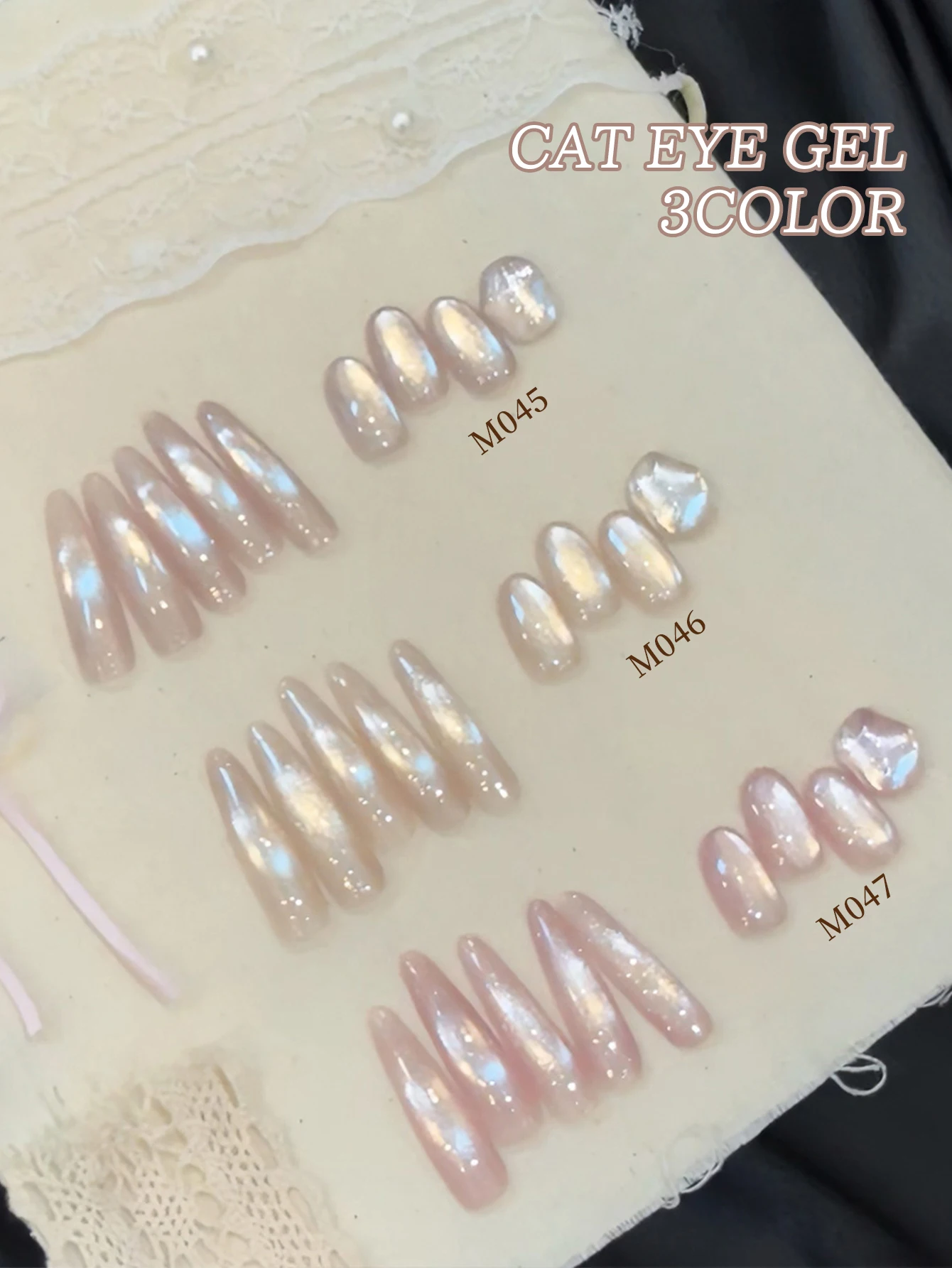 XEIJAYI 10ml Ice Snow Cat's Eye Gel Nagellack, abziehbar, UV/LED-härtbar, leicht zu entfernen, 3 Farben verfügbar, glänzend, für DIY und Salon – Detail 2