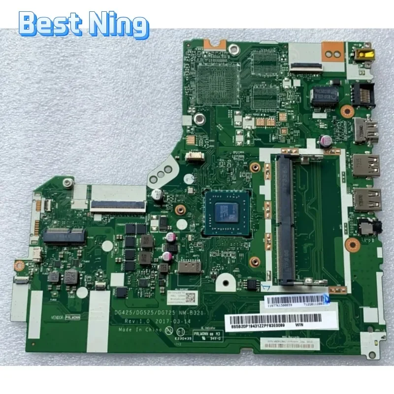 For Lenovo Ideapad 320-15AST 330-15AST Laptop Motherboard NM-B321 Mainboard with A4-9120 CPU DDR4 Tested Ok