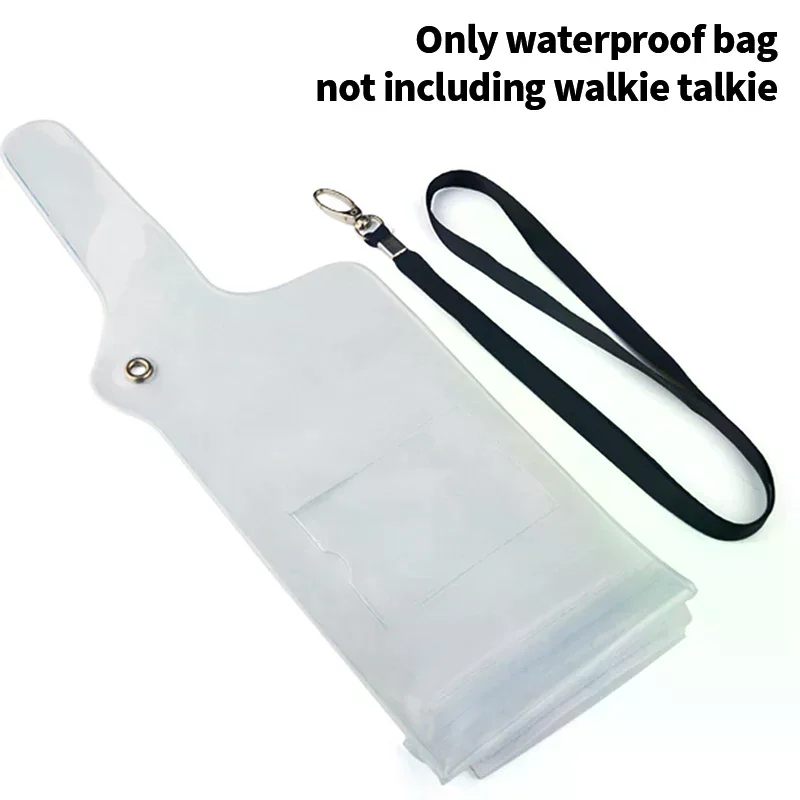 Phone Pouch Portable Waterproof Rainproof Case for  Walkie Talkie Two-way Radios Protector Cover