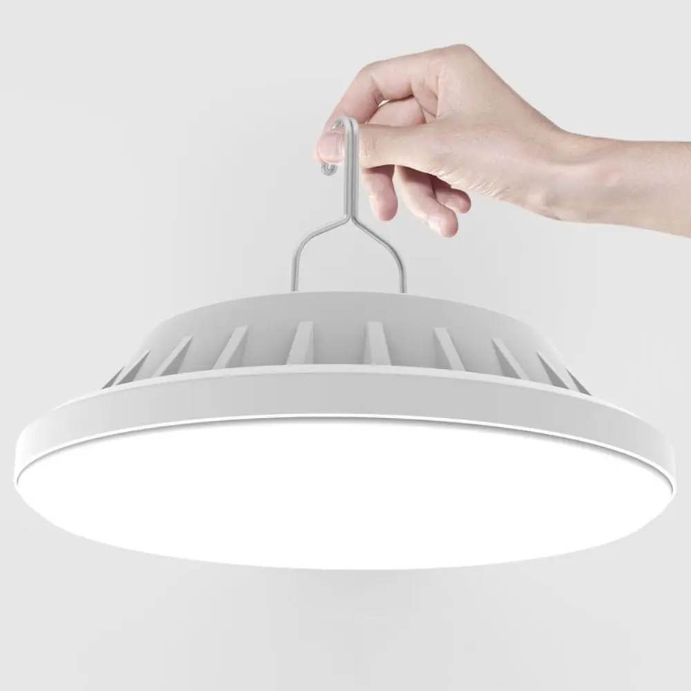 Lámpara LED Recargable impermeable con gancho – Luz camping alto lumen portátil