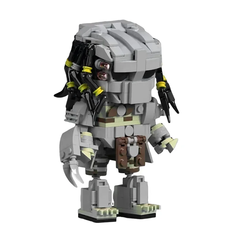 BuildMoc For Aliens Predators Monster Brickheadz Building Blocks Kit Horror Hunter Animal Idea mattoni giocattoli per bambini regalo per bambini