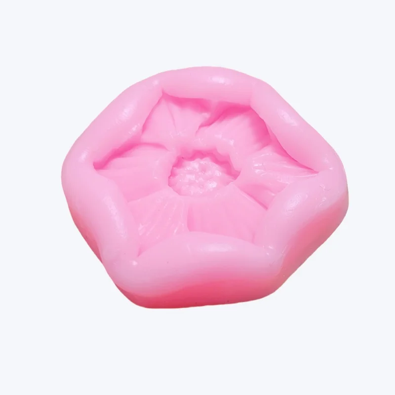 Narcissus Flowers Mold DIY Aromatherapy Candle Epoxy Resin Plaster Mould Handmade daffodil Silicone Forms Cake Decoration M2993