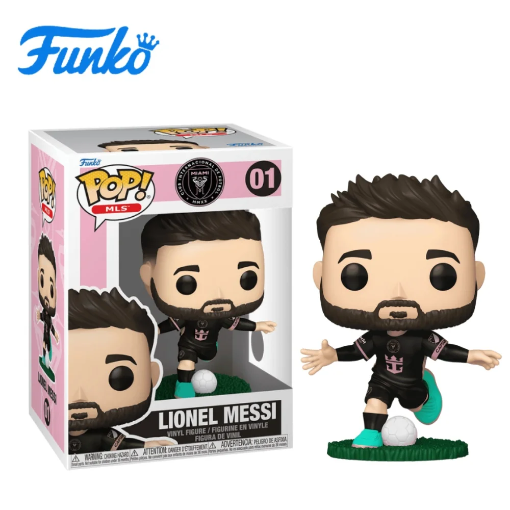 

Funko Pop Major League Soccer: Интер Майами - Лео Месси (в выездной форме) - Новогодний подарок - Подарки на Рождество, Новый год и день рождения для друзей и семьи, декоративные элементы в стиле поп-культуры, подарки на день рождения, коллекционные товар