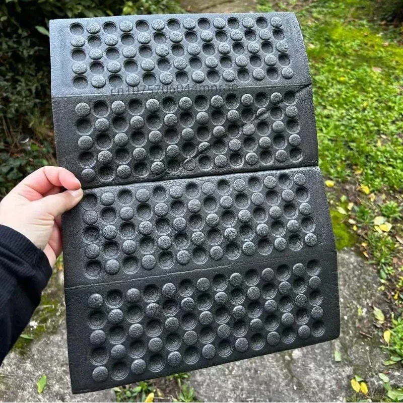 야외 캠핑 매트, XPE 폼 4단 접이식 안티 튀는 방수 휴대용 방습 피크닉 매트