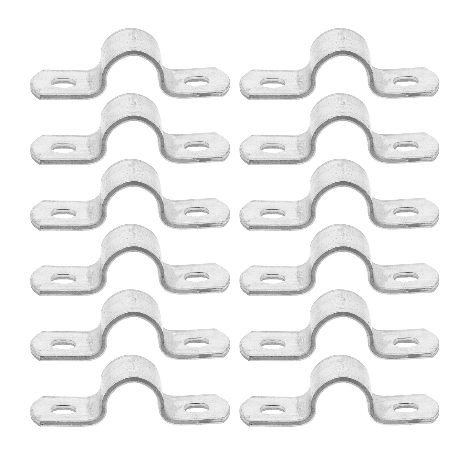 Heavy Duty Metal Wire Clips for -Shaped Pipe Clamp Support Rigid Tube Strap Fixing Bracket Fastener Garden Irrigation Water