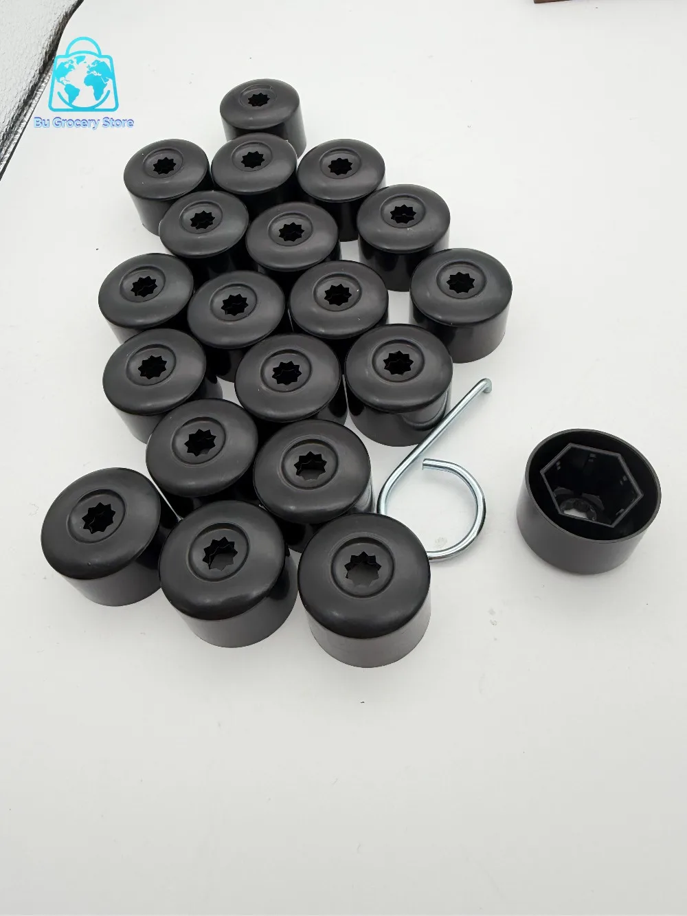 20Pcs Car Wheel Cover Hub Nut Bolt Covers Cap 17mm Auto Tyre Screws  Golf MK4 Exterior Protection Accessories