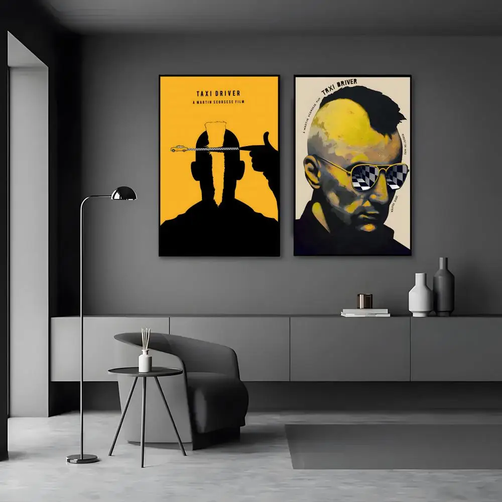 Poster High-quality vintage prints & posters for home, bar, cafe, aesthetic wall art. T-Taxi Driver