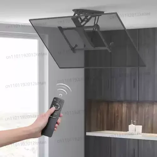 APP Remote Control Flip Down Smart Tilt Electric Adjustable Motorized TV Wall Ceiling Mount