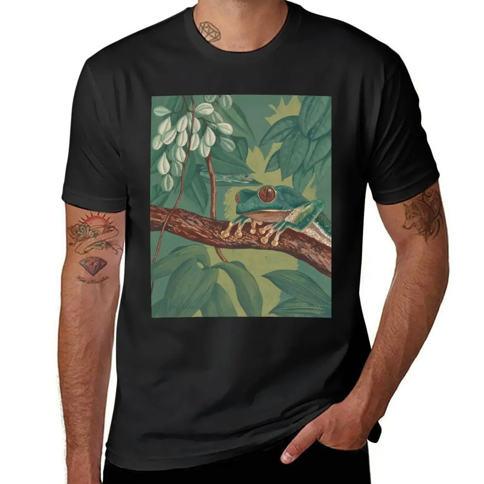 

Orange-Eyed Tree Frog T-Shirt new edition cheap stuff man clothes graphic t shirt vintage mens vintage t shirts