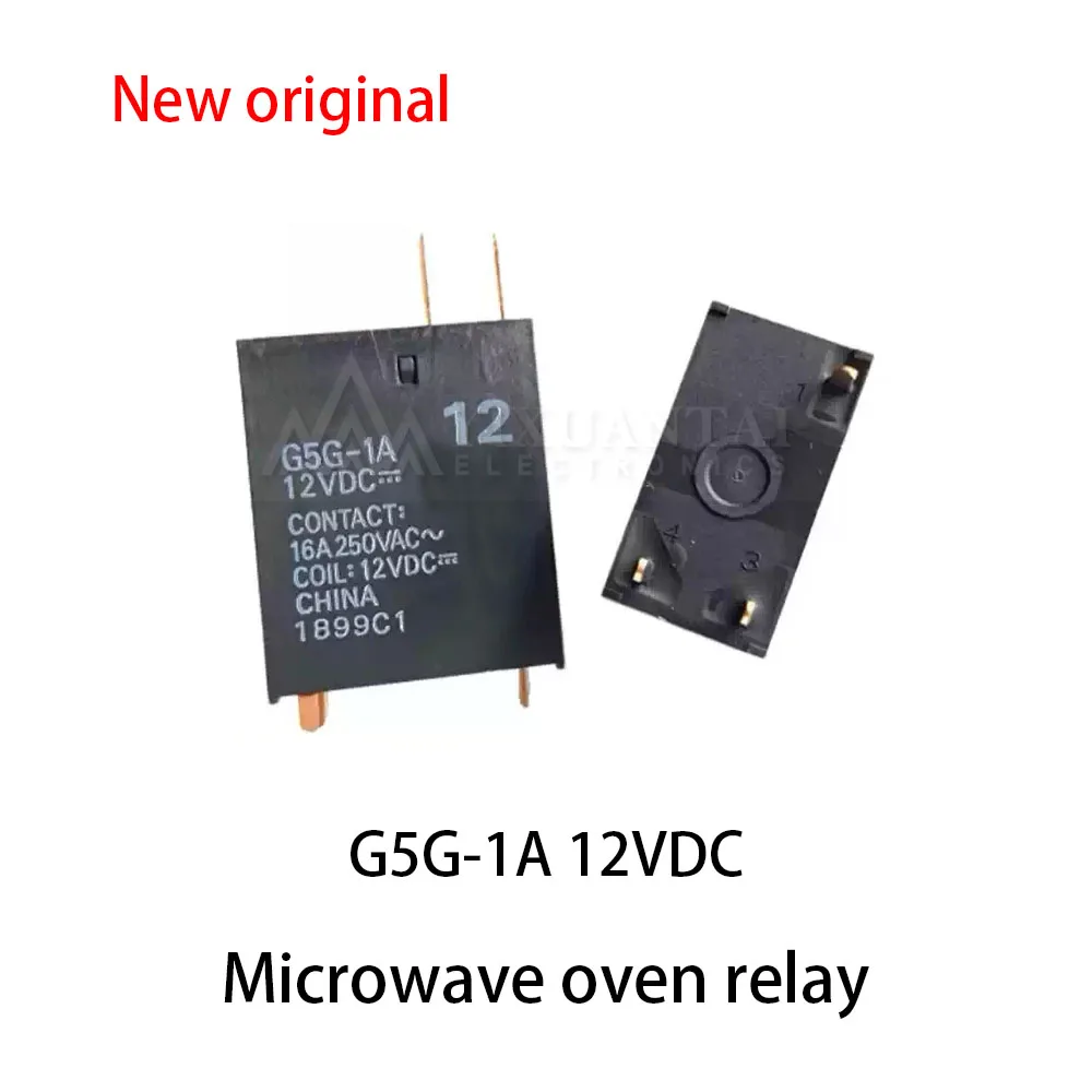 (5pcs~10pcs) 100% New relay G5G-1A 12VDC Microwave oven relay 16A 12V 3-pin