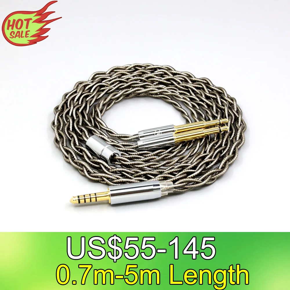 

LN008218 99% Pure Silver Palladium + Graphene Gold Earphone Cable For Meze 99 Classics NEO NOIR Headset Headphone