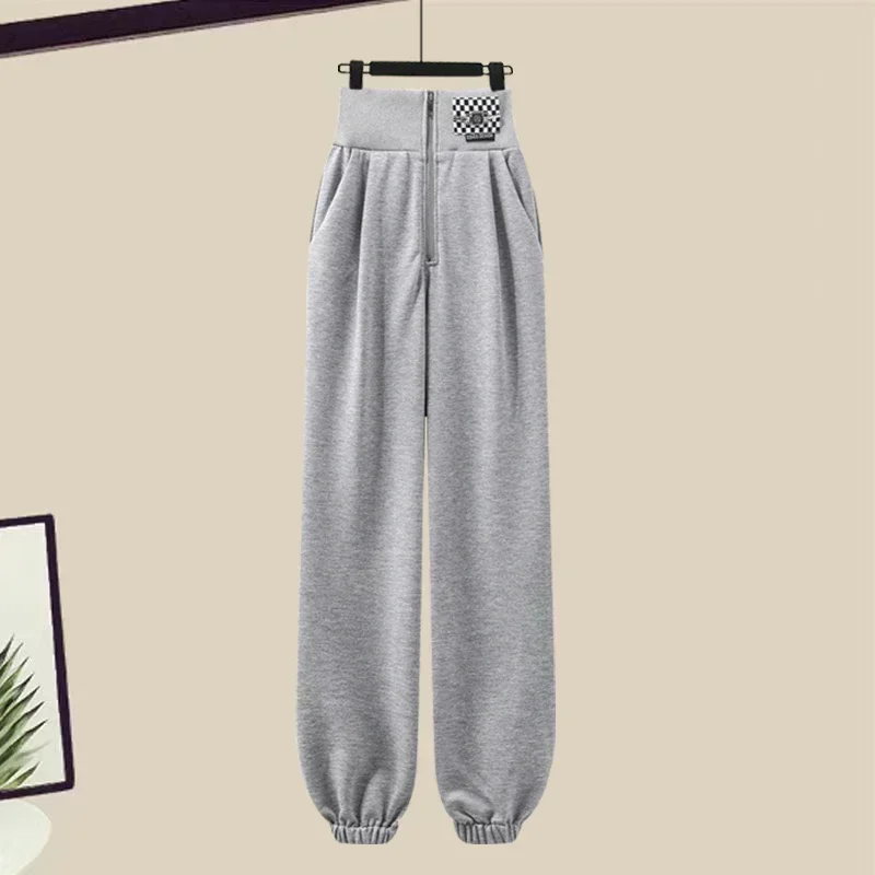 Women Casual Sport Suit Spring Autumn Fashion Pullover High Waist Jogger Leisure Sport Sweatpants Female Running 2 Piece Sets