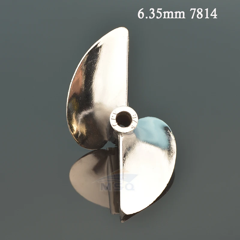 Rc Boat 7015/7814 Screw Diameter 70/78mm Prop 2 Blades Aluminum Propeller For 6.35mm 1/4" Prop Shaft Rc Boat Gas