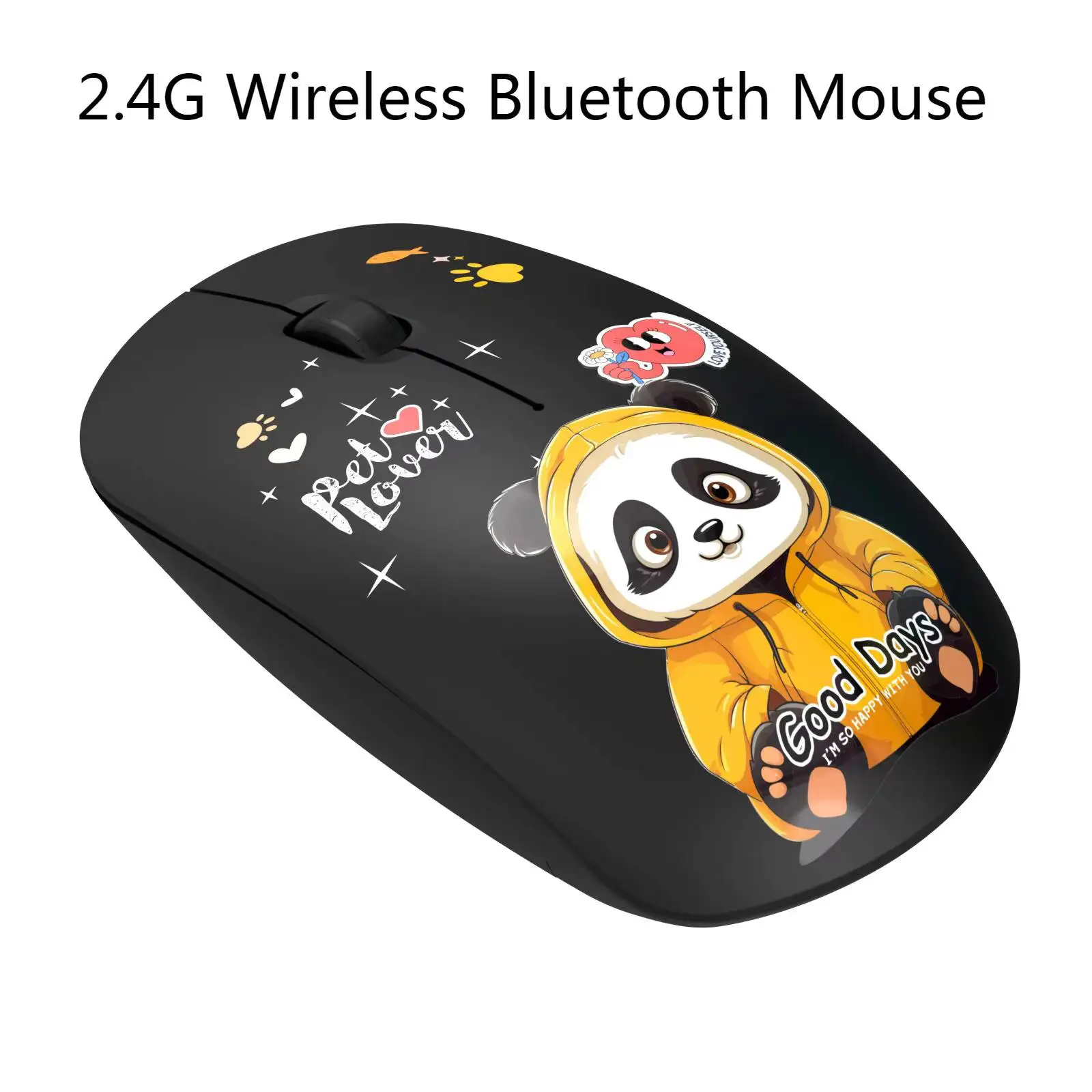 

2.4G Wireless Silent Bluetooth Mouse Ergonomic Comfortable Touch Plug And Play Business Office Gaming Mice for Laptop Desktop PC