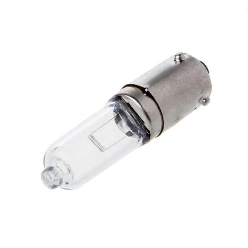 Bombilla halógena para coche, luz antiniebla, pie plano, inclinación, luz blanca, 12V, 1.9A, 250LM, H21w, 2 piezas