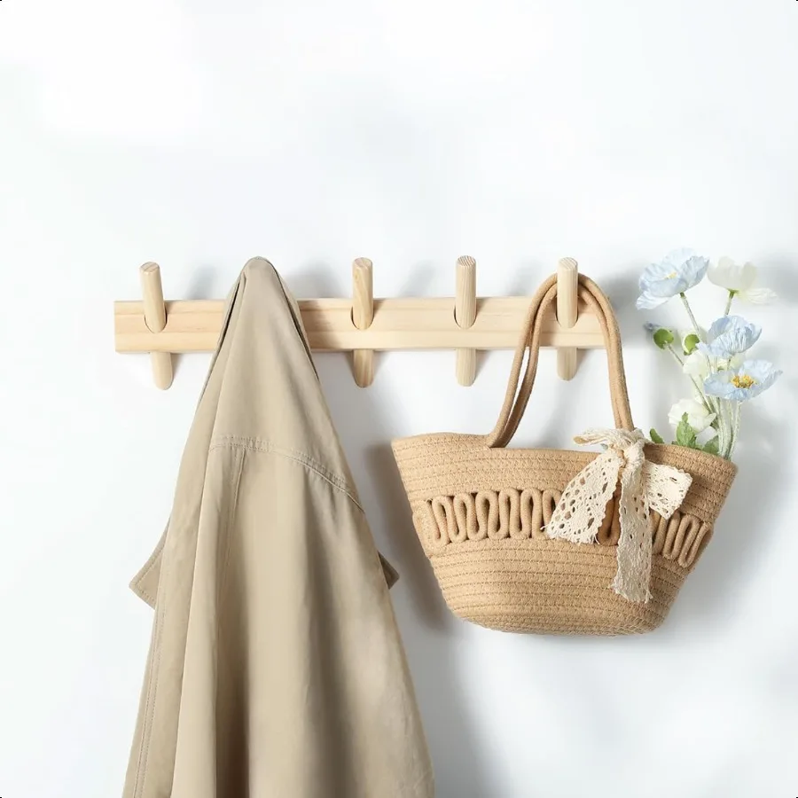 Solid Wooden Coat R… - image