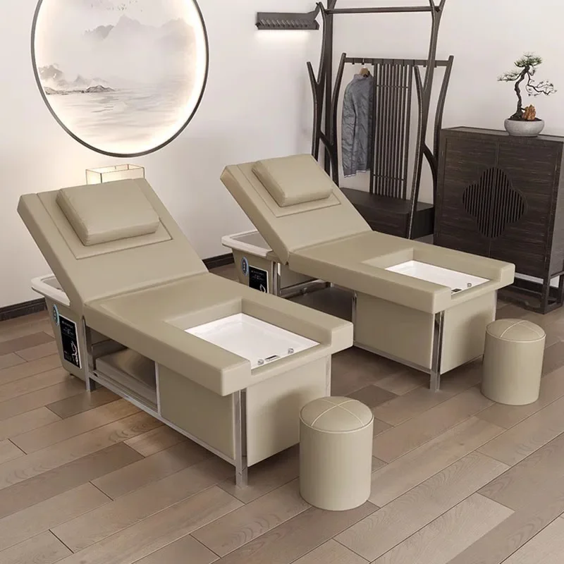 

Shower Head Spa Shampo Chair Adjust Foot Makeup Sink Luxury Hair Wash Bed Massage Shampouineuse Beauty Salon Equipment MQ50SC