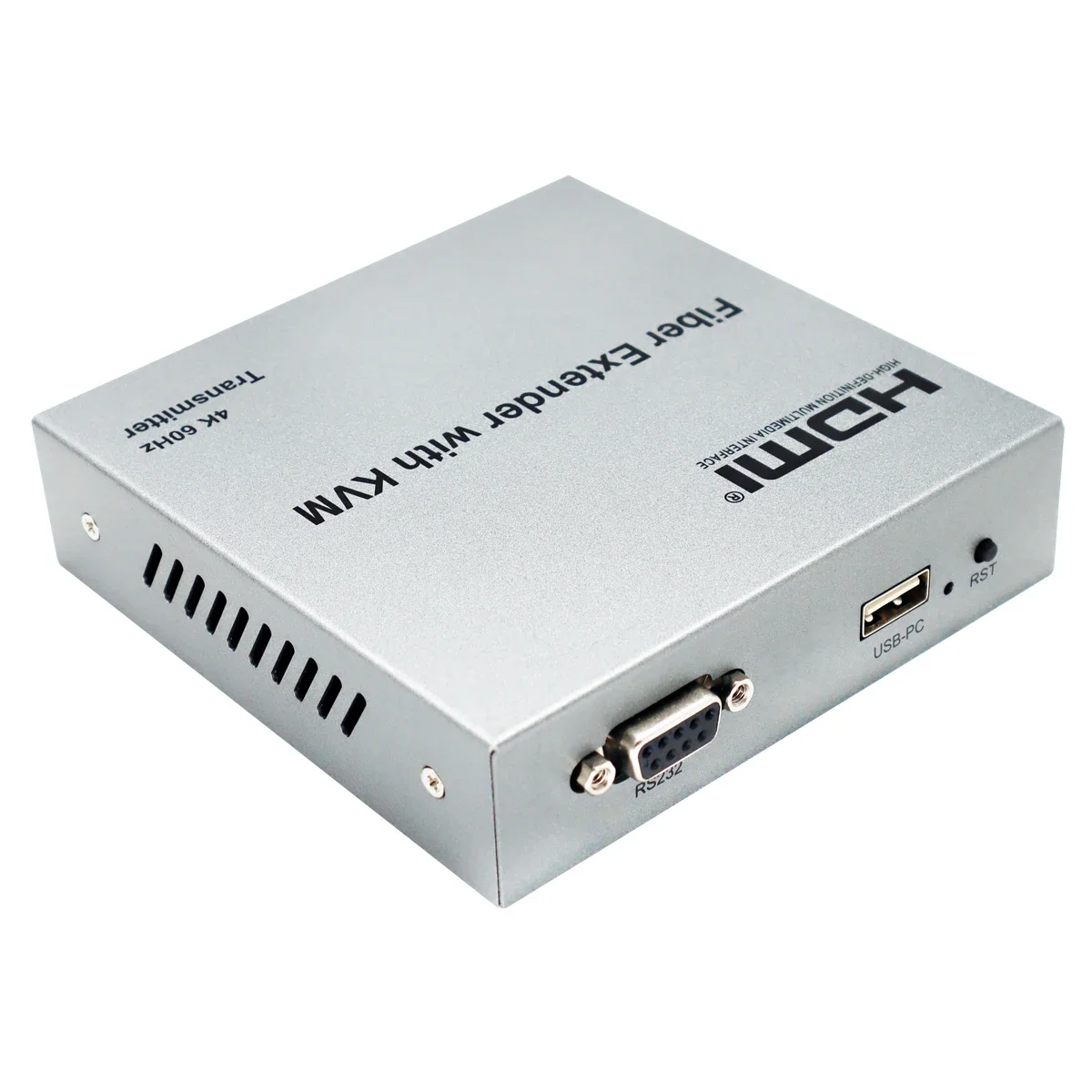 Imagem -03 - Hdmi Kvm Fiber Extender Fiber-lc Cabo Transmissor Receptor Conversor de Vídeo para Usb Teclado Mouse Laptop para tv 20km 4k 60hz