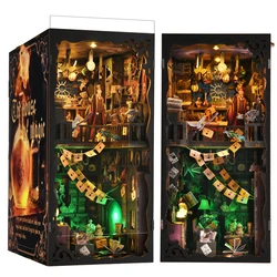 Buch Nook Kit Magic House DIY Holzpuzzle Bücherregal Einsatz Dekor Puppenhaus Modell Buchstütze Gebäude Heimdekoration Geschenke