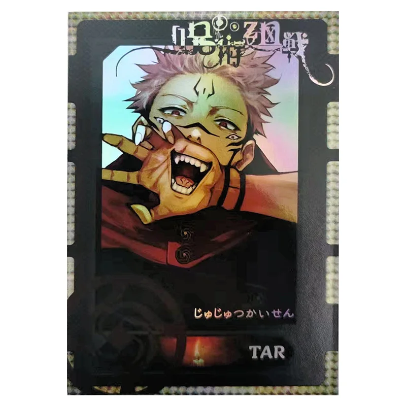 Anime Jujutsu Kaisen Rare TAR Refraction Foil Itadori Yuji Fushiguro Megumi Toys for boys Collectible Cards Birthday Present