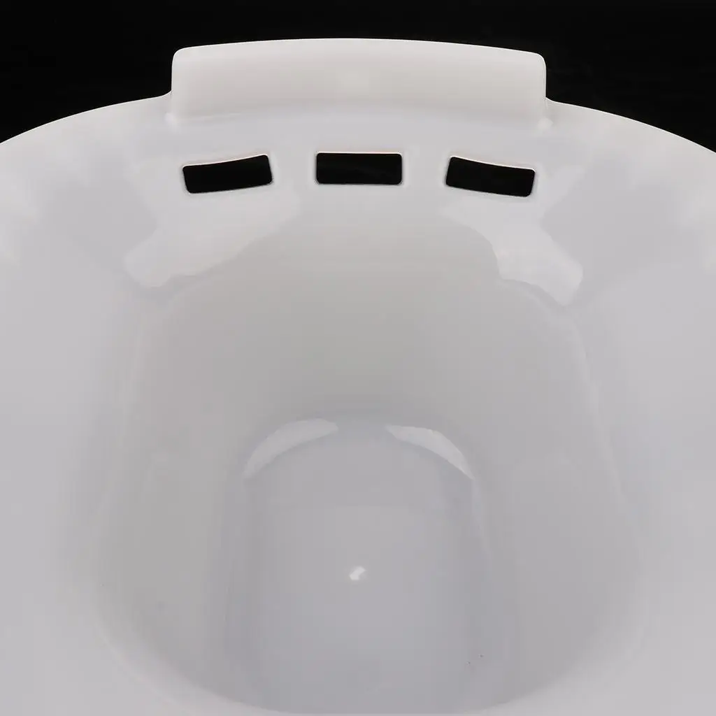 Sitz Bath for Toilet Plastic Hemorrhoid Relief Bowl Universal Type Sturdy Build for Daily Bathroom Care