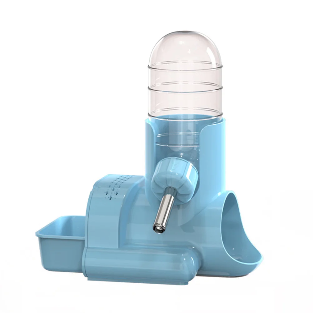 

Vertical Pet Waterer Hamster Bottle Feeder Cage Dispenser Rabbit Guinea Pig Multi-use Hideout Toy Non-slip Bottom Design