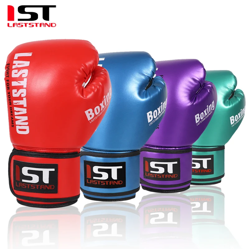 6/8/10/12Oz Kids Adult Boxing Gloves PU Breathable Professional Sanda Muay Thai Fighting Gloves Taekwondo Punching Gloves