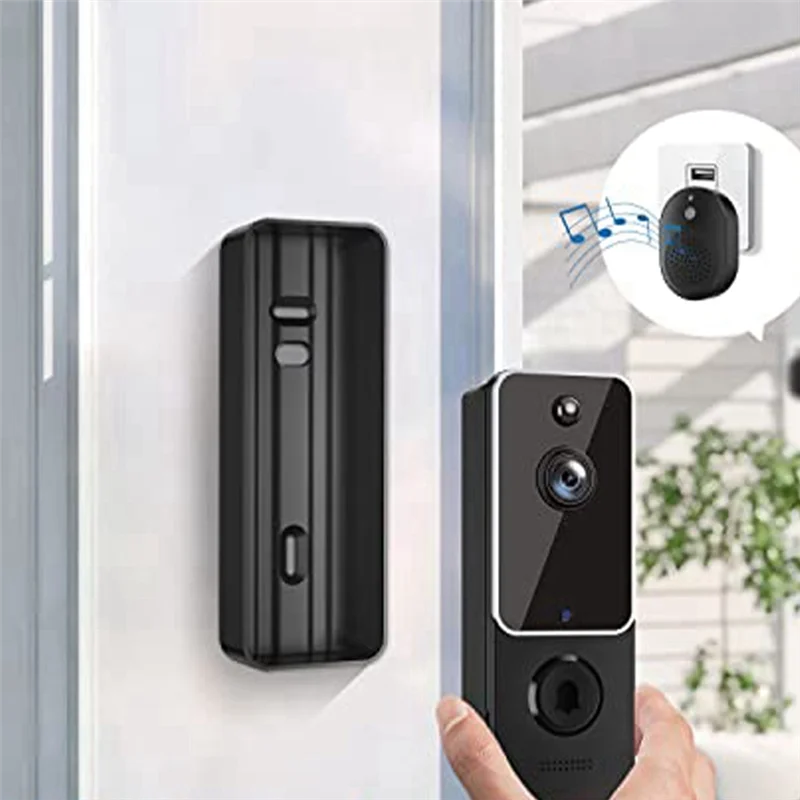 Wireless Doorbell Camera Smart Video Doorbell Camera With Chime AI Smart Human Detection, Cloud Storage, HD Live Image