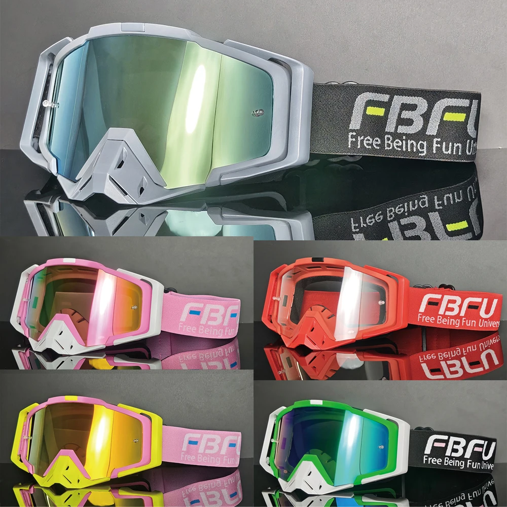 

2025 FBFU Fashionable and trendy Off road motorcycle, bicycle, men and women windproof and dustproof sports goggles
