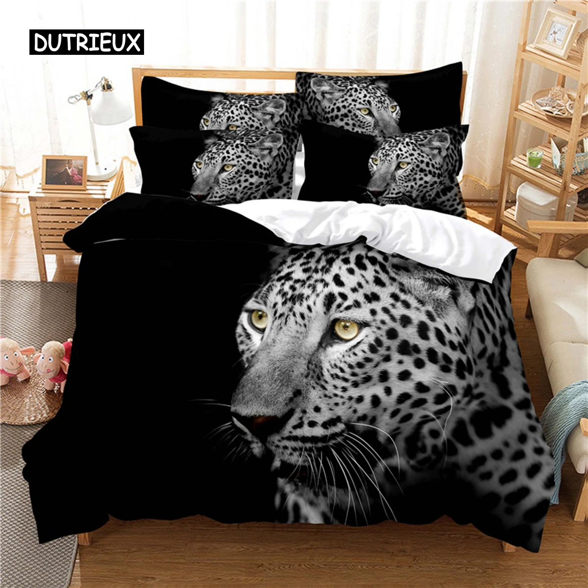 

Agile Leopard Bedding Set Duvet Cover Set 3d Bedding Digital Printing Bed Linen Queen Size Bedding Set Fashion Design