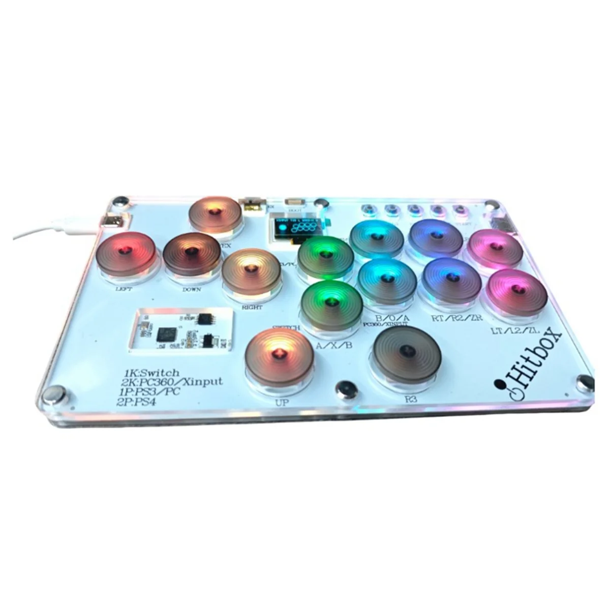 Controller Arcade Fight Stick Joystick Keyboard SOCD No Delay for /PC//NS/ Game Console