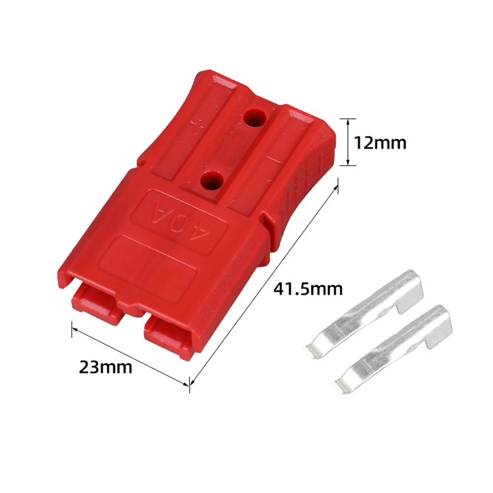 40A 2-Pole AC Terminal Connector Rated 600V for Industrial Battery Interconnect in Mining and Rail Environments