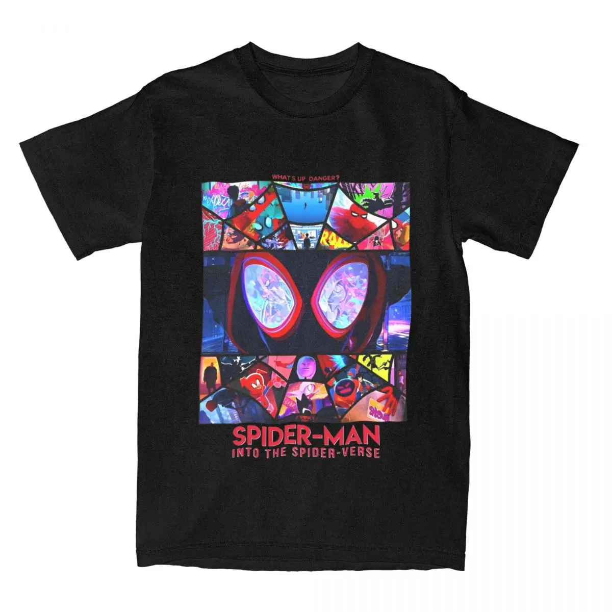 Spider Man Comic T-Shirt Hipster T-Shirts Short Sleeve Streetwear Tops Summer 100 Cotton Crew Neck 4XL 5XL 6XL Clothing