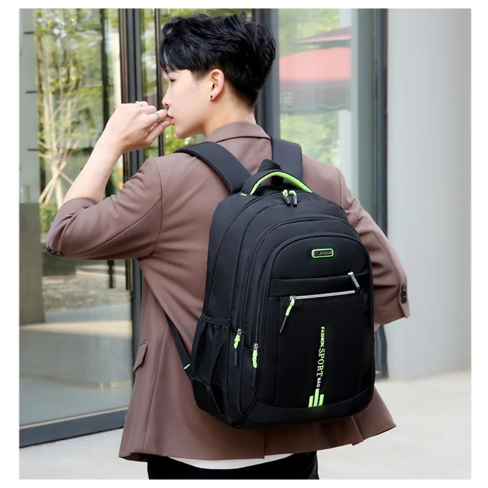 

Oxford Student Schoolbag Trendy High Quality Air Cushion Strap Waterproof Rucksack Business Computer Bag