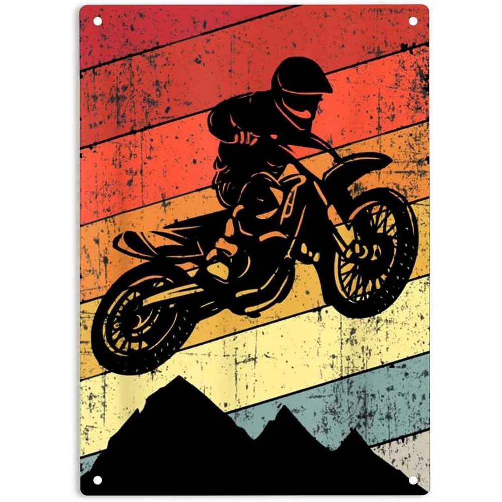 Racing Car Metal Tin Signs Grand Wall Art Poster Plaque Sign Vintage Iron Painting Decoration for Home Cafe Living Room Club Bar