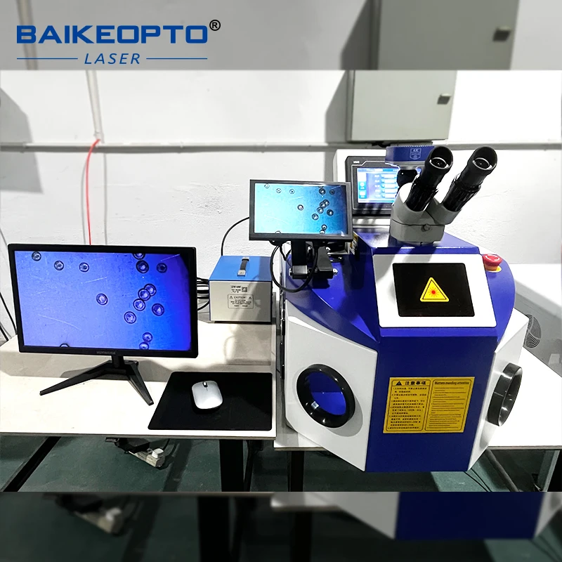 Precision jewelry laser welding machine 0.1mm fine spot welding for seamless repair of gold/platinum/silver jewelry