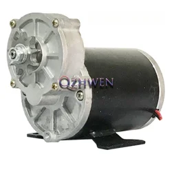 12V 24V 200RPM 500W DC Gear Motor 9/14 Teeth 428 Sprocket Pure Copper Bold Coil Permanent Magnet Motor for Toy Car Cane Juicer