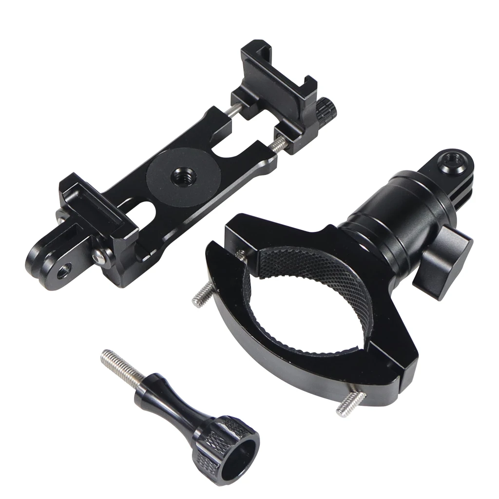 BGNing Handy-Clip-Monitorhalterung aus Aluminiumlegierung mit 1/4-Zoll-Arri-Positionierungsloch, Schnellverschluss für 62–87 mm große Smartphones – Detail 21