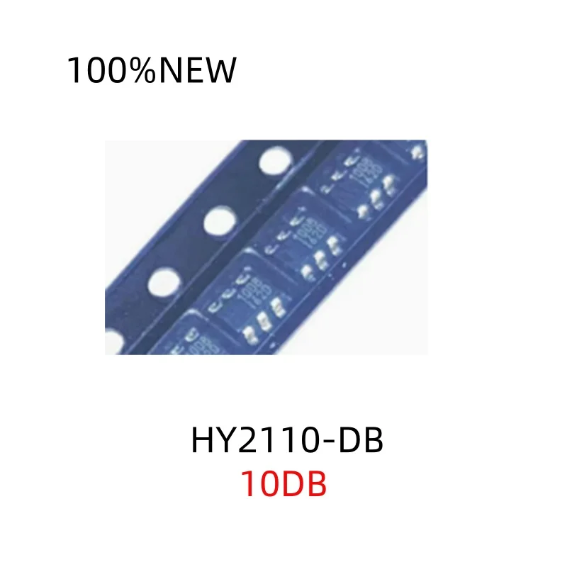 (50 Pieces) 100% New Hy2110-Db 10Db Sot23-6 Single/1-Cell Lithium Battery Protection Ic Chip