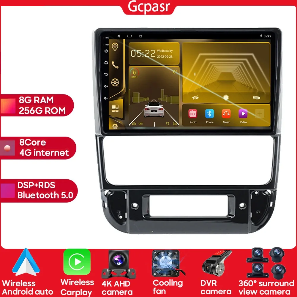 

Android Radio For Peugeot 406 1995 - 2005 Wireless Android Auto Bluetooth GPS Navigation Rear Camera 8 Core