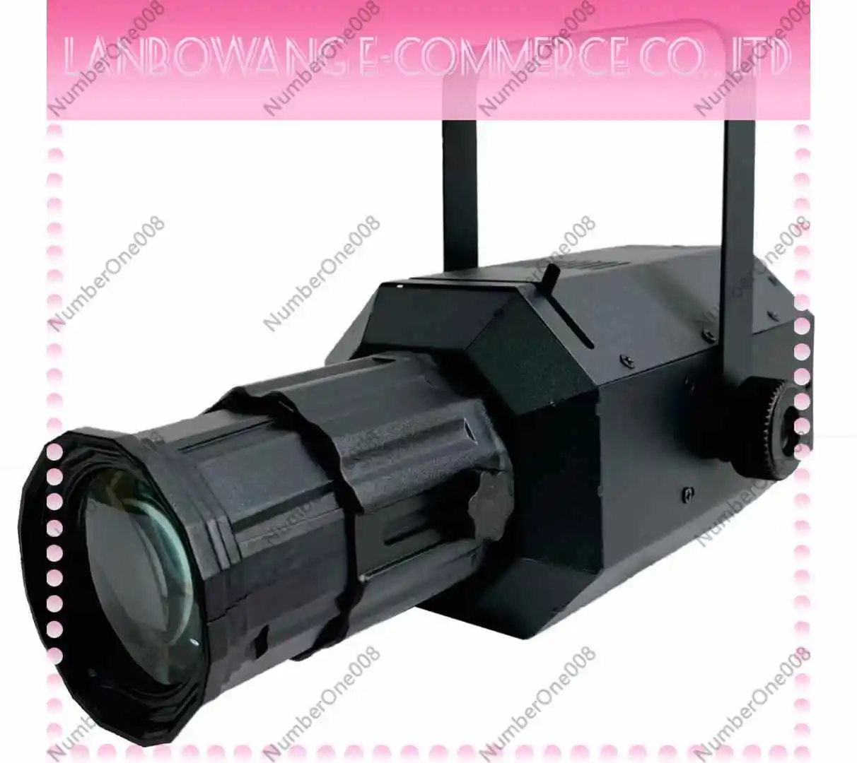 DMX512 and Manual Control LED Follow Ellipsoidals Profile Spot Light Focus Zoom Projector for Theater Exhibition Studio Show