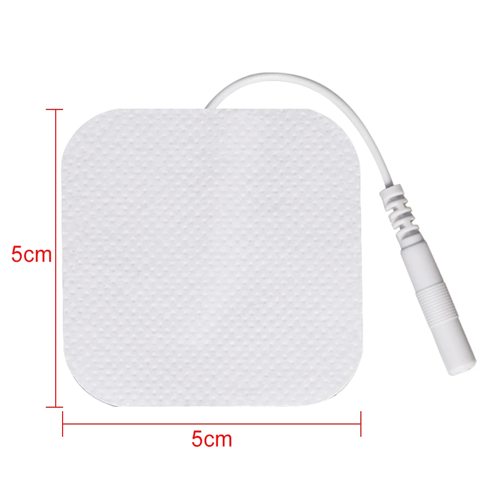 10/20/50/100pcs Reusable Electrode Pads For EMS Muscle Stimulator Non-woven Fabric Self Adhesive Replacement Pads Tens Patches