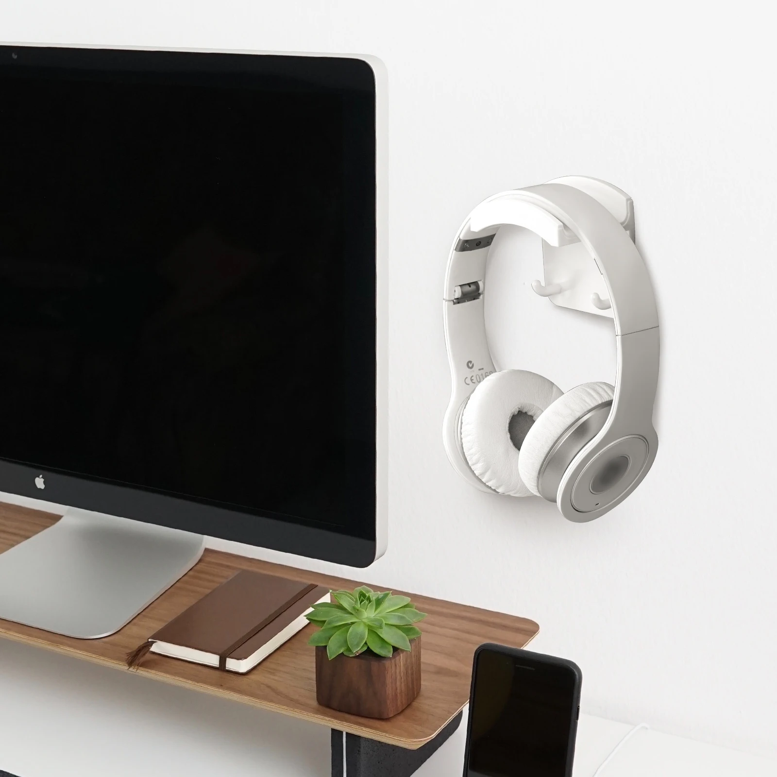 حامل خطاف لسماعة الألعاب Geekria، حامل سماعة الرأس على الحائط، حامل سماعة الرأس متوافق مع Bose، SONY