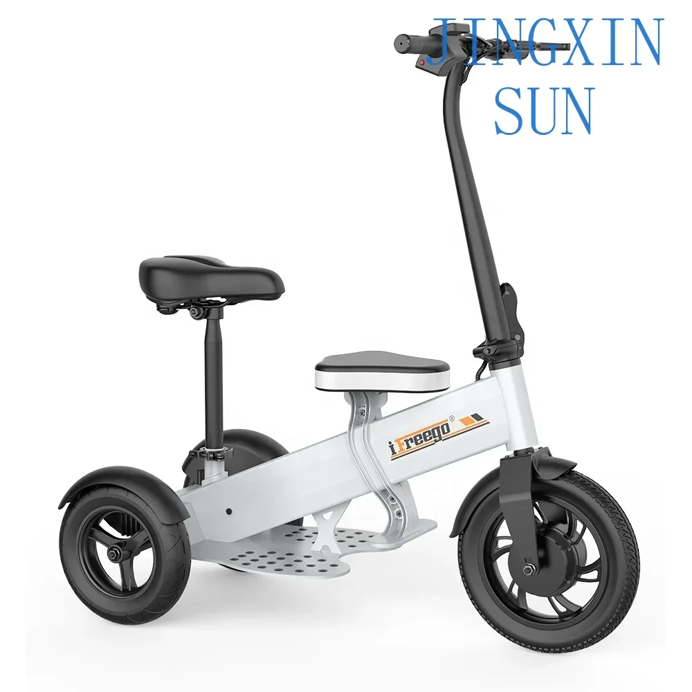 Factory wholesale folding mobility scooter senior tricycle Three wheel electric scooter for adult elder with seat