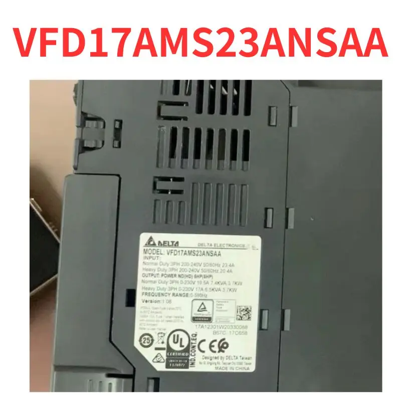 90% new   VFD17AMS23ANSAA  frequency converter  tested OK