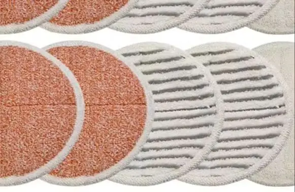Para aspiradoras Bissell SpinWave series 2131, 2138, 20522, 2240N, 2039A, 10 almohadillas de limpieza (aprox.) 21 cm/8.3 pulgadas)