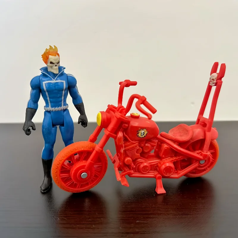 ฟิกเกอร์แอ็คชั่น Marvel Legends Retro Ghost Rider ของแท้ รุ่นคลาสสิกจากการ์ตูน พร้อมมอเตอร์ไซค์ ชุดเต็ม ของเล่นเด็กผู้ชาย ของขวัญ